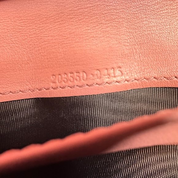 Gucci Heart GG Guccissima Embellished Pink Continental Leather Wallet - Picture 15 of 16